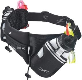 img 2 attached to 🏃 Fitletic Hydra 12 V2 Hydration Belt - Ultimate Zero Bounce Running Belt for Triathlon, Ironman, Marathon, 10K, 5K, Trail Races - Wide Range of Sizes and Vibrant Colors