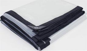 img 2 attached to 🏠 HomeABC 6x10 Clear Poly Tarp Heavy Duty: Reliable Protection for Your Home