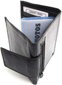 img 1 attached to Ladies Black Leather Lambskin Wallet