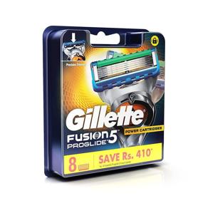 img 2 attached to 🪒 Get a Smooth Shave with Gillette Fusion5 ProGlide Men's Razor Blades - 8 Refills (Packaging May Vary)