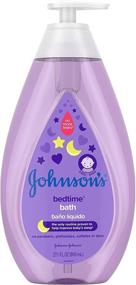 img 4 attached to 👶 Johnson's Bedtime Baby Bath - Soothing NaturalCalm Aromas, Hypoallergenic & Tear-Free Formula - No Parabens, Sulfates, Dyes, or Phthalates - 27.1 fl. oz