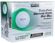 🏌️ premium kirkland signature 3-piece urethane cover golf balls – 4 dozen, 48 count: superior quality for optimal performance logo