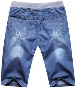 img 3 attached to 🌞 Comfortable and Stylish Boys' Summer Cropped Clothing for Stretchy, Easy Movement