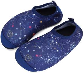 img 2 attached to 👟 ESTAMICO Kids Swim Water Shoes: Cartoon Lightweight Non-Slip Aqua Socks for Boys and Girls