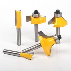 img 1 attached to MNA Router Bits 35 Pcs Set: The Ultimate 1/4 Inch Shank Router Bit Kit for All Your Woodworking Needs!