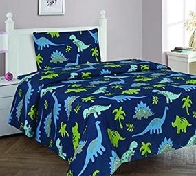 img 2 attached to Elegant Home Dinosaurs Multicolor Pillowcase