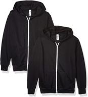 👕 double the comfort: marky g apparel boys' big flex fleece zip hoodie-2 pack logo