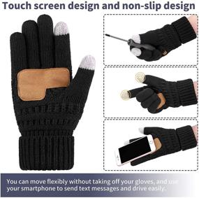 img 2 attached to 🧤 Thermal Winter Screen Gloves by Cooraby