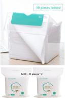 🧺 xichen 100 pcs disposable towel for face washing - multifunctional cotton pads for cosmetics - 50pcs/box with 50 replacement refills - wet/dry usage logo