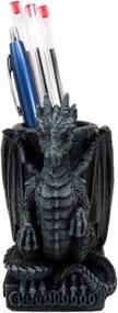 img 3 attached to 🐉 Enhance Your Office Desk with Ebros Medieval Fantasy Smaug Dragon Stationery Holder: Perfect Gothic Organizer for Pens, Pencils, and More!