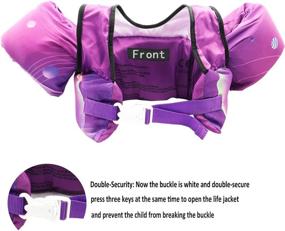 img 3 attached to 🏊 Elejolie Kid Swim Vest for Child Learn Swimming Training, Infant Safety Swim Aid for Toddler Boy&Girl (22-66 lbs)