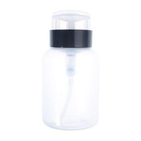 img 4 attached to 💧 Convenient 8 Oz. or 250ml Empty Liquid Pump Dispenser Bottles with Lockable Head Pump (Set of 2)