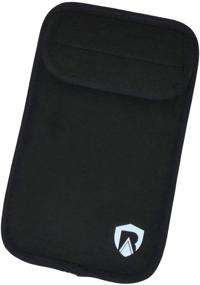 img 3 attached to RadiArmor EMF Blocking Cell Phone Sleeve - Updated Version (Black, Large) for Effective EMF Protection