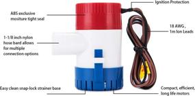 img 1 attached to Dontmiss Made Submersible Non Automatic Electric Submersible (Outlet