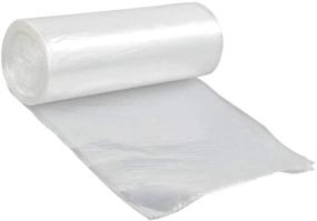 img 3 attached to Aijoso 4 Gallon Clear Trash Bags - 100 Counts/ 4 Rolls Light Duty Wastebasket Liners for Garbage Disposal