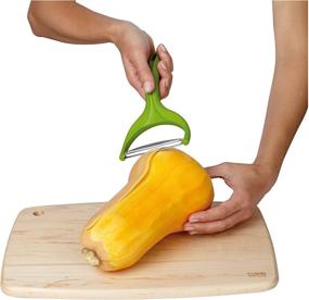 img 1 attached to 🥦 Green Kuhn Rikon Stainless Steel Wide Food Peeler