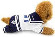 🐶 navy captain costume jumpsuit: dress up your small dog in pegasus selmai's sailor outfit! логотип