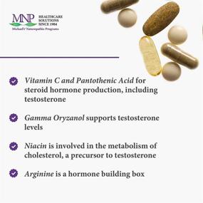 img 2 attached to Michael's Naturopathic Programs Testosterone Factors - 90 Vegetarian Tablets - Natural Nutrients for Optimal Testosterone Levels & Reproductive Health - Gluten Free, Kosher - 90 Servings