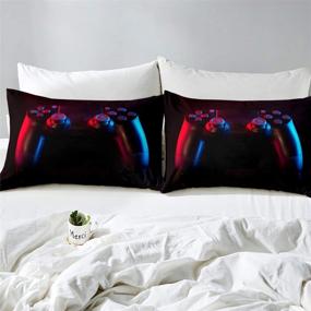 img 3 attached to 🎮 Enhance Gaming Décor with Erosebridal Teens Games Comforter Cover – Queen Size Gamer Controller Duvet Cover Bedding Set for Kids, Youth, and Adults