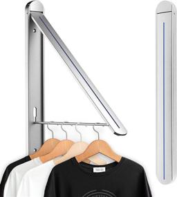 img 4 attached to SunEegral Aluminum Folding Hanger: Space-saving RV Laundry Room Drying Rack