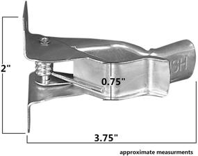 img 1 attached to Harrier Wall Mount Spring Clamps 10 Pack