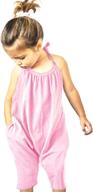 toddler girls clothes spring summer girls' clothing in jumpsuits & rompers logo