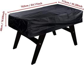 img 3 attached to ⚽ Acooltd Foosball Table Cover: Waterproof Soccer Table Protection [64"x45"x18"]