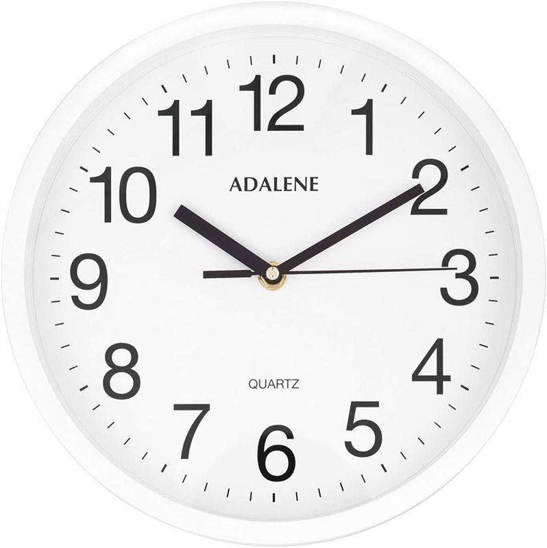 adalene clocks battery operated ticking home decor 로고