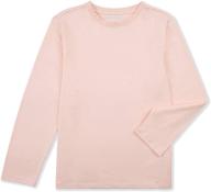 dress to impress with dotdog unisex long sleeve t shirts: ideal for crewneck girls' clothing logo