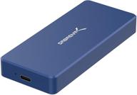 sabrent type c aluminum enclosure ec nvme blu logo