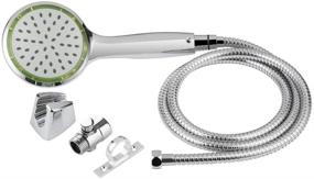 img 4 attached to Dura Faucet DF-SA470K-CP RV Pressure-Assist Hand Held Shower Kit With Air-Turbo Technology (Chrome)