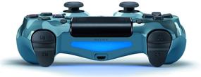 img 2 attached to 🎮 Обновленный беспроводной контроллер DualShock 4 для PlayStation 4 - синий камуфляж: Исследуйте мир игр с подлинностью.