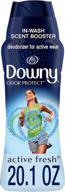 enhance your laundry experience with downy odor protect scent booster beads – active fresh, 20.1 ounce logo