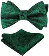 seo-optimized alizeal paisley jacquard pocket green men's accessories set - ties, cummerbunds & pocket squares logo