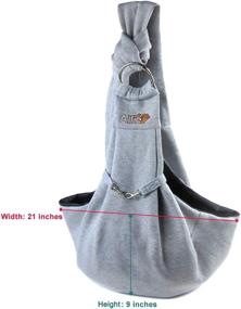 img 1 attached to 🐶 Alfie Pet - Dog Park Bundle: Chico 2.0 Reversible Pet Sling Carrier, Quick-Dry Microfiber Towel, Rosh Foldable Travel Bowl