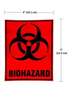 img 2 attached to Outdoor BIOHAZARD Biological Warning Sticker
