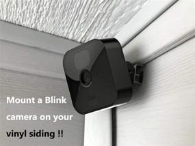 img 3 attached to 12-пакетных креплений для камеры Blink Outdoor из нержавеющей стали для крепления на сайдинг - не требуются отверстия - для установки камеры безопасности Blink Outdoor