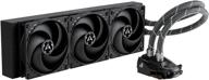 💧 arctic liquid freezer ii 360 - high performance cpu aio water cooler for intel & amd, pwm controlled pump and fan speed - black logo