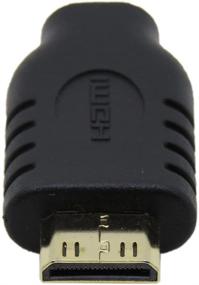 img 1 attached to 🔌 Xiwai Type D Micro HDMI Female Socket to Type-C Mini HDMI 1.4 Male Converter Adapter