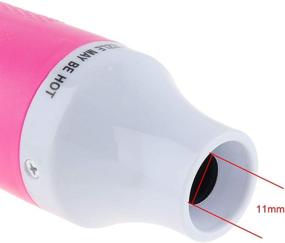 img 3 attached to 🔥 ChgImposs 110V 300W Mini Heat Gun, Pink Portable Hot Air Gun for DIY Embossing, Shrink Wrapping, Drying Paint with Electrical Heat Tool Function