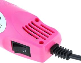 img 2 attached to 🔥 ChgImposs 110V 300W Mini Heat Gun, Pink Portable Hot Air Gun for DIY Embossing, Shrink Wrapping, Drying Paint with Electrical Heat Tool Function