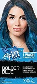 img 1 attached to 💙 Splat 1 Wash Temporary Hair Dye: Get Bolder Blue Hair Rapidly!