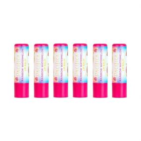 img 1 attached to 🌈 Pacifica Natural Lip Balm, Rainbow Melon, 6 Count: Nourishing & Hydrating Lip Care Delight!