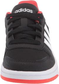 img 3 attached to 👟 Adidas Hoops Sneaker for Boys - Stylish Black Girls' Shoes