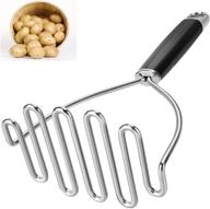 potato masher stainless professional vegetable 10 24 logo