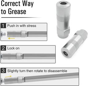 img 1 attached to AZUNO Standard Grease Couplers Heavy