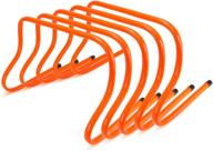 🏃 enhance speed and endurance with the hi visibility agility training hurdles 5-pack - ideal for track & field, football, soccer, cross country logo