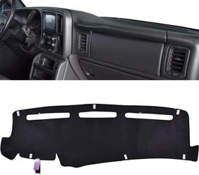 img 4 attached to XUKEY Dashboard Cover: Ultimate Protection for Chevrolet Silverado, Avalanche, Tahoe, Suburban, Sierra, Yukon (1999-2006)