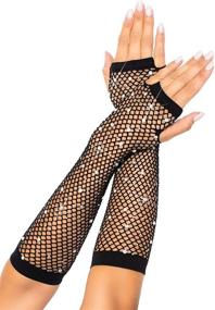 img 1 attached to 🔺 Stylish Triangle Fingerless Men's Accessories by Leg Avenue Womens: Trendy and Functional