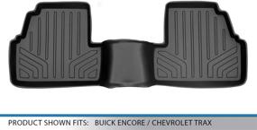 img 2 attached to Черные коврики для второго ряда салона MAXLINER для Buick Encore 2013-2021 / Chevrolet Trax 2014-2021